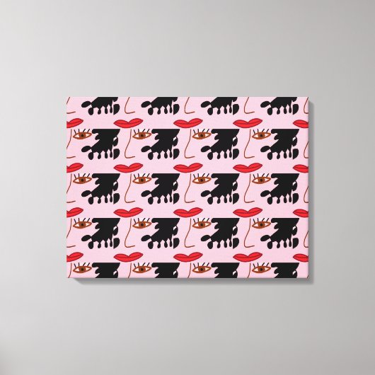 Die Lady Leinwanddruck (Vorderseite)