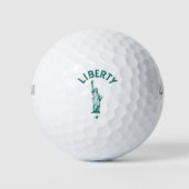 Die Lady Liberty Golfball (Vorderseite)