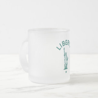 Die Lady Liberty Mattglastasse