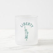 Die Lady Liberty Mattglastasse (Mittel)