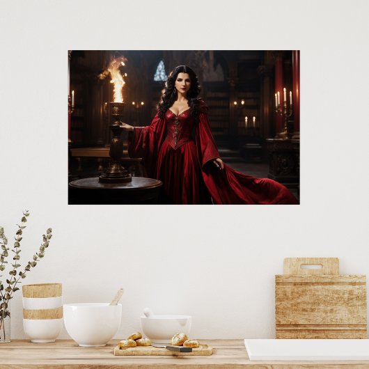 Die Lady of Magick Poster (Küche)