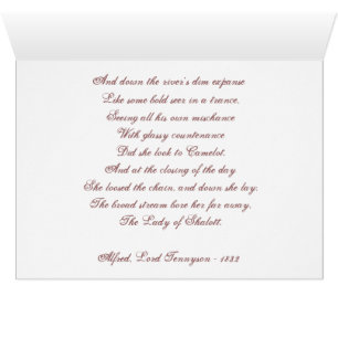 "Die Lady of Shalott" von John W. Waterhouse