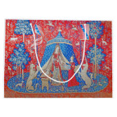 Die Lady und das Unicorn / A Mon Seul Desir Große Geschenktüte (Rückseite)