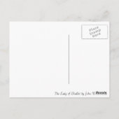 Die Lady von Shallot von John Waterhouse Postkarte (Rückseite)