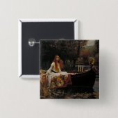 Die Lady von Shalott: Eine keltische Geisterstory Button (Vorne & Hinten)