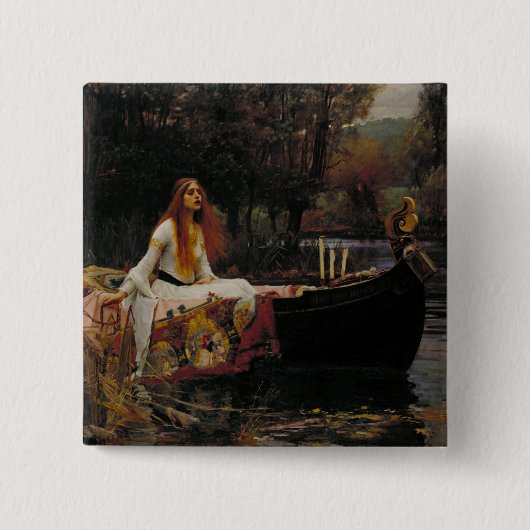 Die Lady von Shalott: Eine keltische Geisterstory Button (Vorderseite)