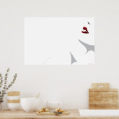 Die Lady Wore Red Poster (Küche)