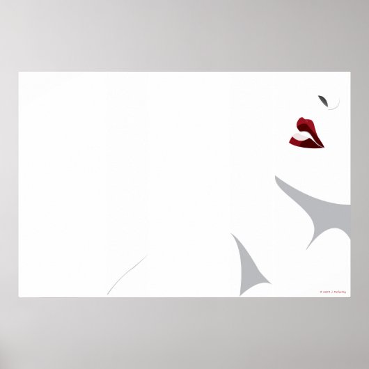 Die Lady Wore Red Poster (Vorne)