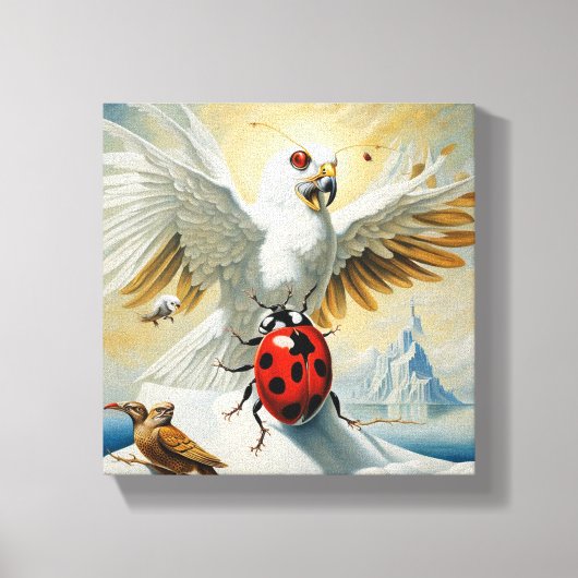Die Ladybug und der Weiße Adler: Eine Geschichte d Leinwanddruck (Vorderseite)
