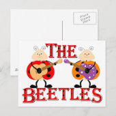Die Ladybugs Postkarte (Vorne/Hinten)