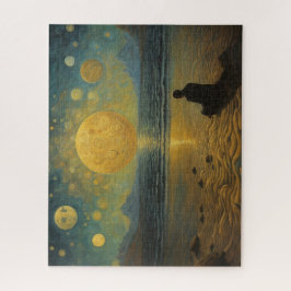 Die Lage am Strand der surrealen Welt Puzzle