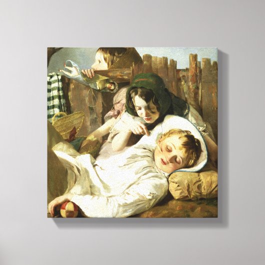 Die Lage Leinwanddruck (Vorderseite)