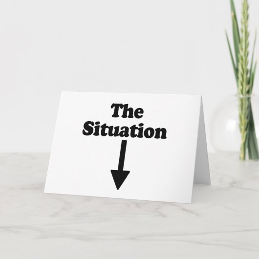 Die Lage (Shirt heben) Karte (Vorderseite)