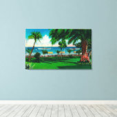 Die Lage vor dem Hotel St. Catherine Leinwanddruck (Insitu (Holzboden))