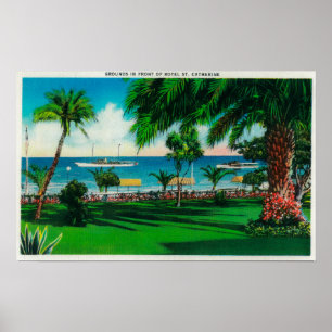 Die Lage vor dem Hotel St. Catherine Poster