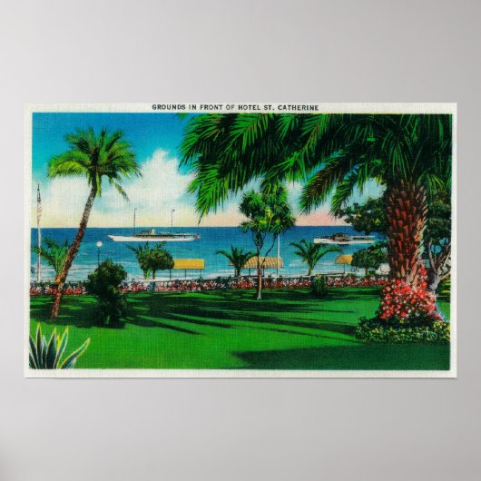 Die Lage vor dem Hotel St. Catherine Poster (Vorne)