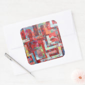 Die Lageraufkleber Quadratischer Aufkleber (Umschlag)