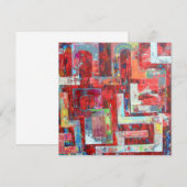 Die Lagerkarte Einladung (Vorne/Hinten)