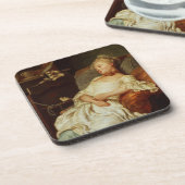 Die Lagerschwelle, 1759 (Öl auf Leinwand) Untersetzer (Linke Seite)