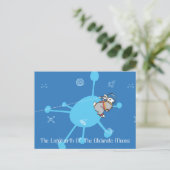 DIE LAGOMORTH DER OBDURATEN MOONS POSTKARTE (Stehend Vorderseite)