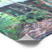 Die Lagune im spirituellen Zentrum von Meher Poster (Ecke)