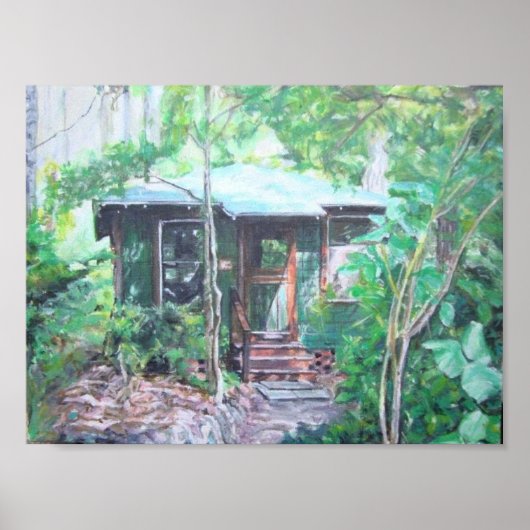 Die Lagune im spirituellen Zentrum von Meher Poster (Vorne)