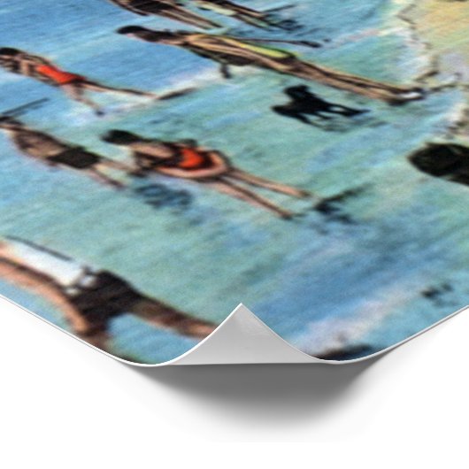 Die Lagune Poster (Ecke)