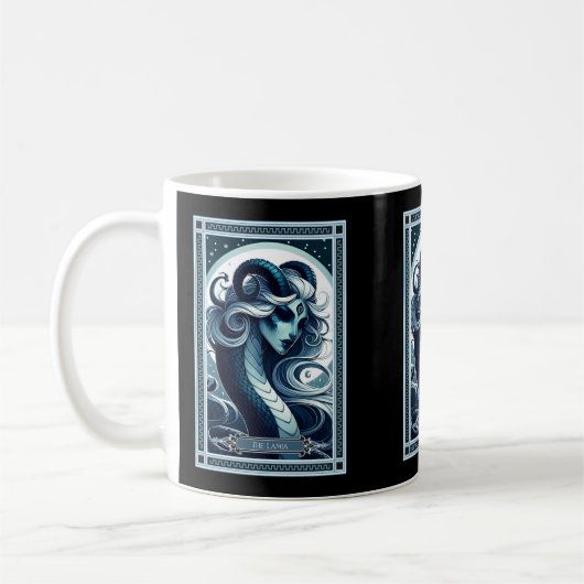 Die Lamia Tarot Card Kaffeetasse (Links)