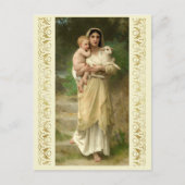 Die Lämmer von William Bouguereau Postkarte (Vorderseite)