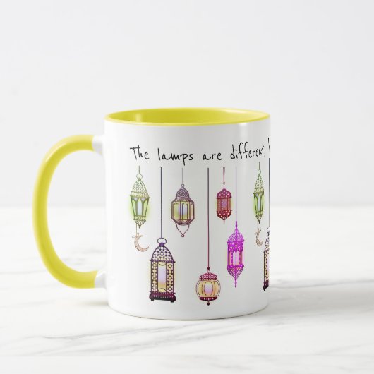 Die Lampen-Rumi-Tasse Tasse (Links)