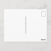 Die Landespostkarte Tschad Postkarte (Rückseite)