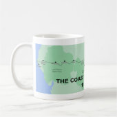 Die Landkarte Küste bis Küste Kaffeetasse (Links)