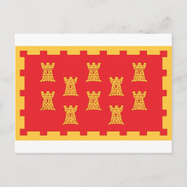 Die Landkreis-Flagge von Greater Manchester Postkarte