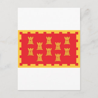 Die Landkreis-Flagge von Greater Manchester Postkarte