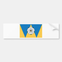 Die Landkreis-Flagge von West Yorkshire