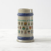 Die Landkreise Irlands Beer Stein Bierglas (Mittel)