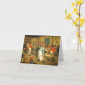 Die ländliche Hochzeit - 1568 Karte (Gelbe Blume)