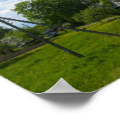 Die Landschaft des Landschaftsbildes von Belarus Poster (Ecke)