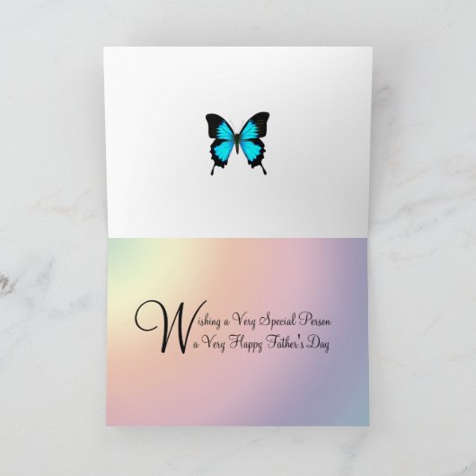 Die Landschaft des Vaters mit Tor Karte (Innenseite)