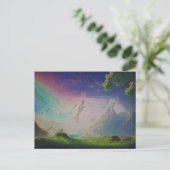 Die Landschaft einer Welt der Alien Postkarte (Stehend Vorderseite)