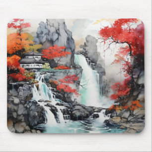 Die Landschaft im Herbst Mousepad