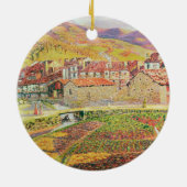 Die Landschaft Keramik Ornament (Hinten)