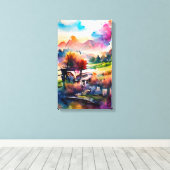 Die Landschaft Leinwanddruck (Insitu (Holzboden))