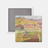 Die Landschaft Magnet (Vorderseite/Rückseite)