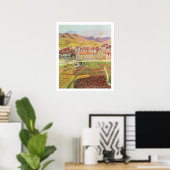 Die Landschaft Poster (Heimbüro)