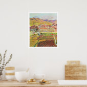 Die Landschaft Poster (Küche)