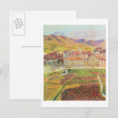 Die Landschaft Postkarte (Vorne/Hinten)