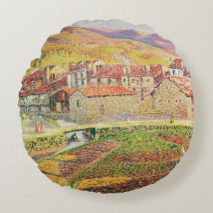 Die Landschaft Rundes Kissen