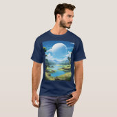 Die Landschaft T-Shirt (Vorne ganz)