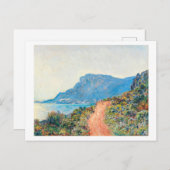 Die Landschaft von Corniche von Claude Monet Postkarte (Vorne/Hinten)